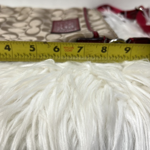 Vintage Coach Crossbody Bag Tan with Red Details - Picture 5 of 5